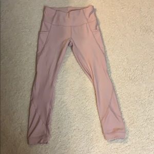 Blush pocket leggings